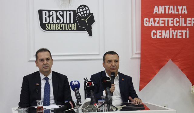 Antalyaspor Başkanı Perçin, 'Basın Sohbetleri'nde konuştu: