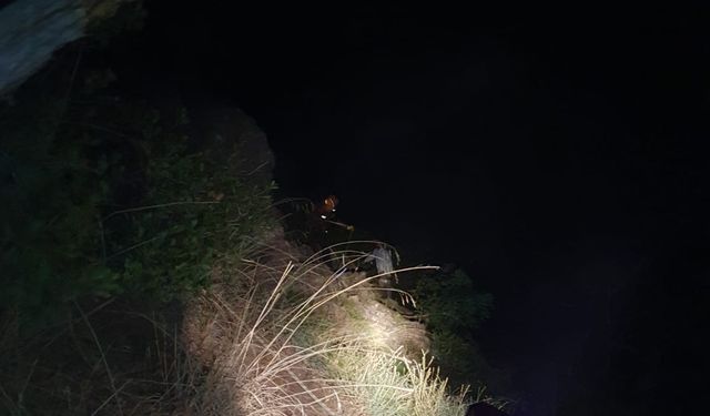 Bursa'da ormanlık alanda mahsur kalan kişi kurtarıldı