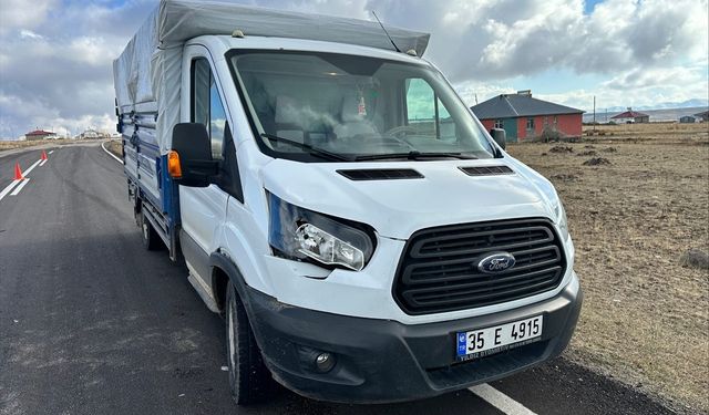 Erzurum'da kamyonetin çarptığı kişi hayatını kaybetti