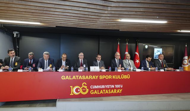 Galatasaray Kulübünün aralık ayı olağan divan kurulu toplantısı yapıldı