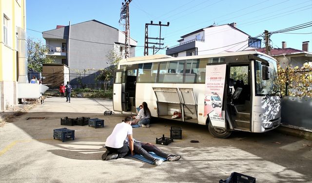 Giresun'da sağlık ekiplerinin acil müdahale becerileri test edildi