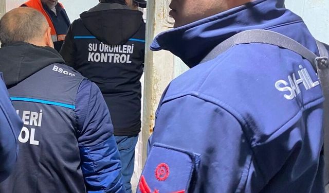 Kırklareli'nde yasal boy sınırı altında balık satışı yapan balıkçılara ceza