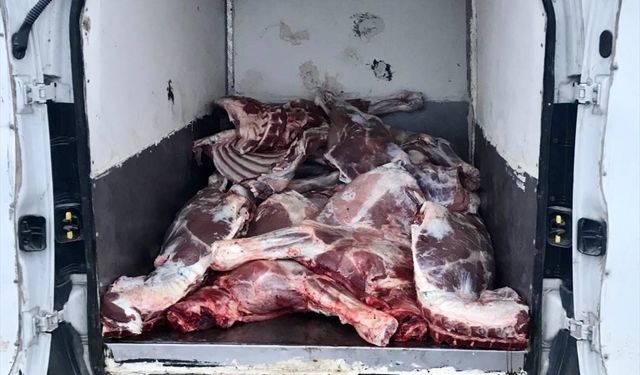 Kırşehir'de 6,1 ton kaçak ve bozulmuş hayvansal ürün ele geçirildi