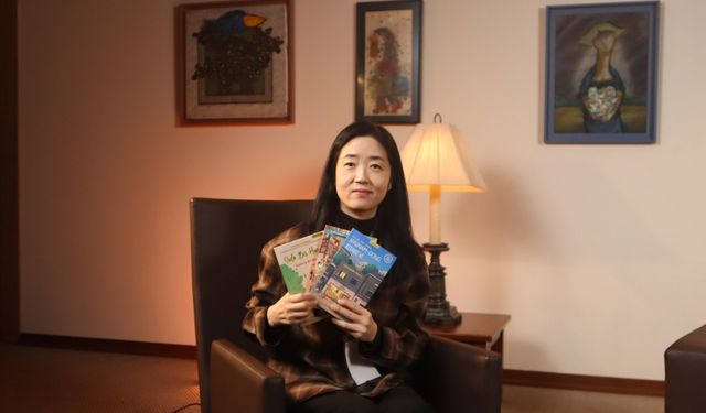 Koreli yazar Hwang Bo-Reum, 42. Uluslararası İstanbul Kitap Fuarı'nda okurlarıyla buluştu