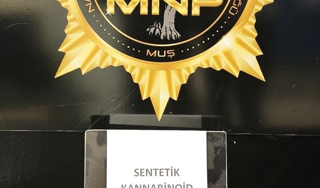 Muş'ta 1 kilo 458 gram uyuşturucuyla yakalanan şüpheli tutuklandı