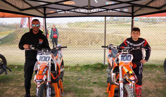 Şampiyon motosikletçi Berat Şenkalaycı babasının izinden gidiyor