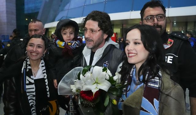 Trabzonspor kafilesi Ankara'ya geldi
