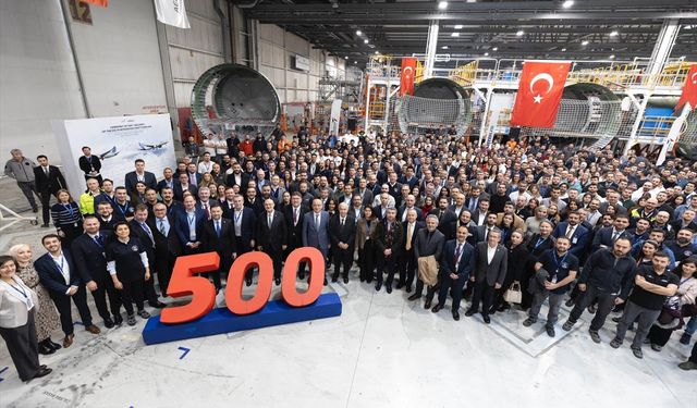 TUSAŞ'tan Airbus'a 500'üncü A320 uçağı sevkiyatı