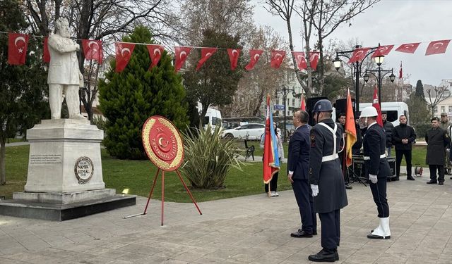 Vatan şairi Namık Kemal Tekirdağ'da anıldı