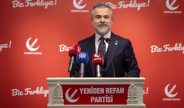 Yeniden Refah Partisi Genel Başkan Yardımcısı Kılıç, basın toplantısı düzenledi