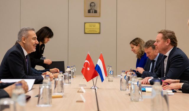 Bakan Fidan, Hollanda Dışişleri Bakanı Weel ile görüştü