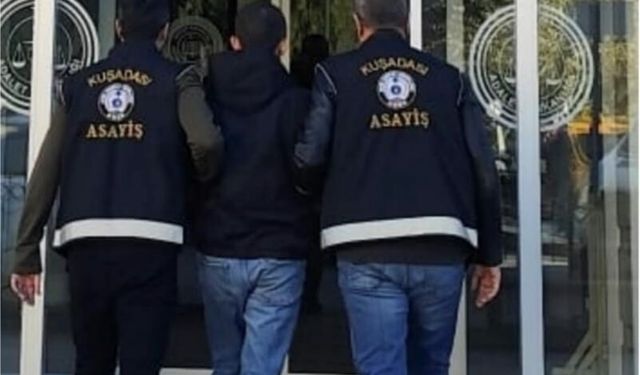 Aydın'da 9 yıl 2 ay kesinleşmiş hapis cezasıyla aranan firari yakalandı