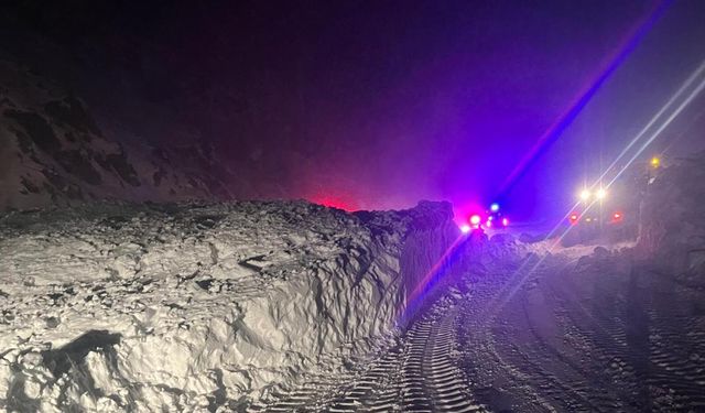 Erzincan-Sivas kara yolu çığ düşmesi sonucu ulaşıma kapandı (2)