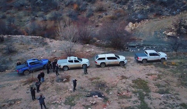 Giresun'un dağlarındaki yaban keçileri mercek altında