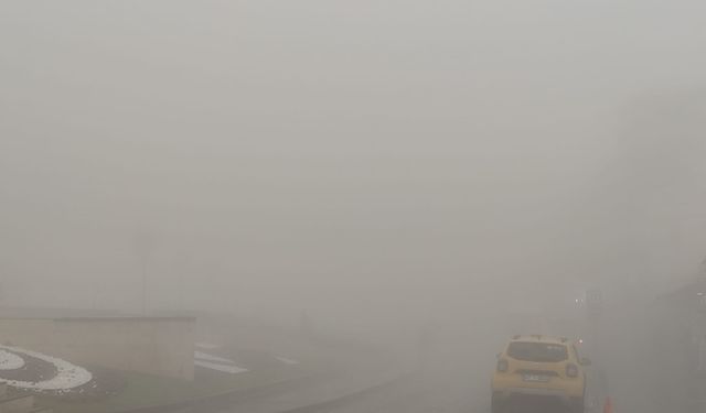 Mardin'de yoğun sis; görüş mesafesi 10 metreye düştü