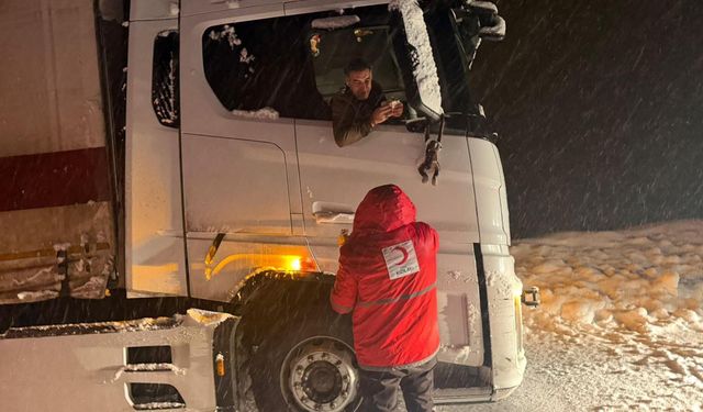 Muş- Bingöl karayolunda 80 araç karda mahsur kaldı; kentte eğitime 1 gün ara verildi