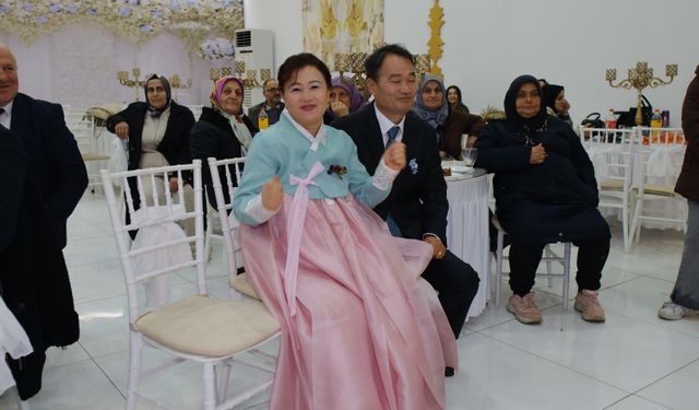 Rize'ye Güney Kore'den damat