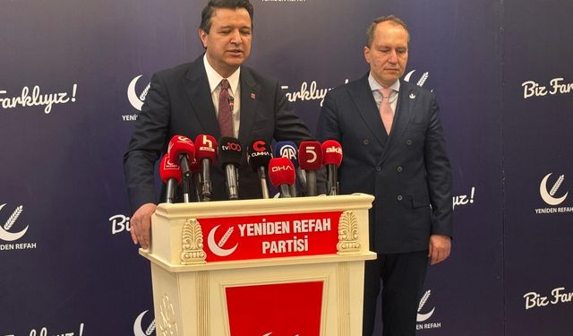 Saadet Partisi Başkanı Arıkan'dan, Erbakan'a ziyaret