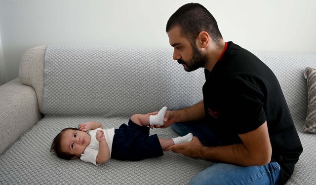 SMA'lı Teoman bebeğin kampanyası başarıyla tamamlandı, tedavi için Almanya'ya gidecek