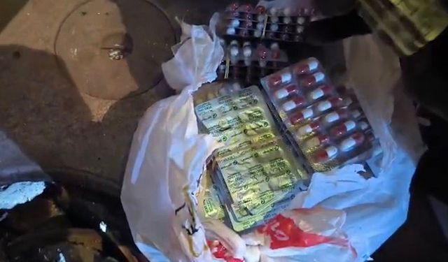 Sobanın içinde 612 sentetik hap ele geçirildi