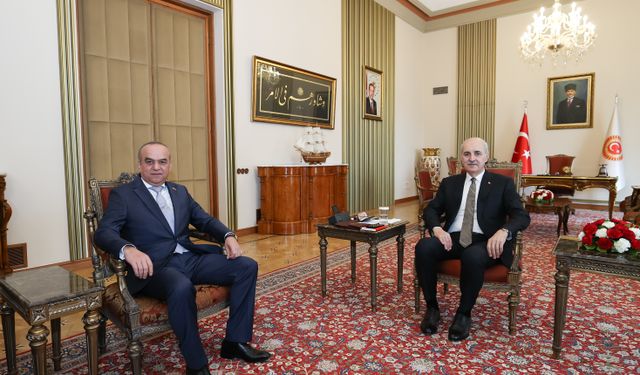 TBMM Başkanı Kurtulmuş, Tacikistan Büyükelçisi İmomi'yi kabul etti