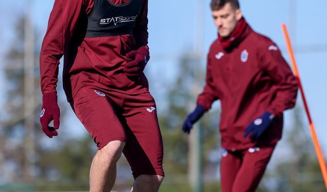 Trabzonspor Kasımpaşa maçı hazırlıklarını sürdürdü