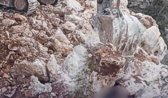 Üzerine çıktığı duvarın çökmesi sonucu kayaların altında kalıp öldü