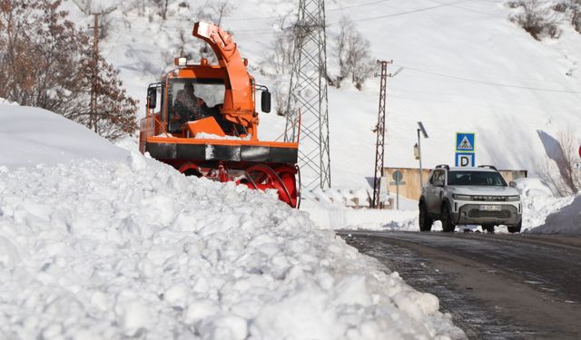 Van ve Bitlis'te kardan kapanan 283 yerleşim yeri, ulaşıma açıldı