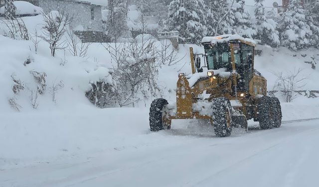 Yüksekova'da araçlar kara gömüldü, 177 yerleşim yerinin yolu kapalı (2)