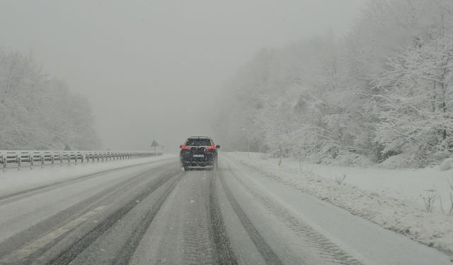 Zonguldak'ta kar yağışı