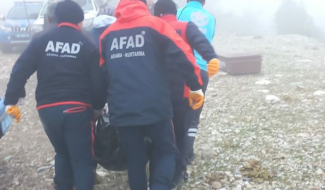 Aydın'da uçurumda erkek cesedi bulundu