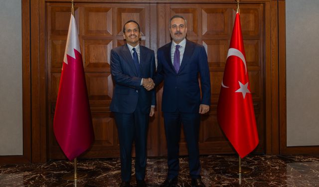 Bakan Fidan, Katar Başbakanı Al Thani ile görüştü