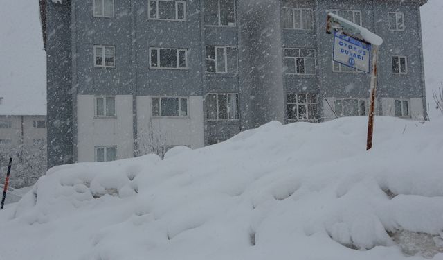 Bitlis'te kar kalınlığı 70 santimetreyi buldu; 304 köy ve mezra yolu kapandı