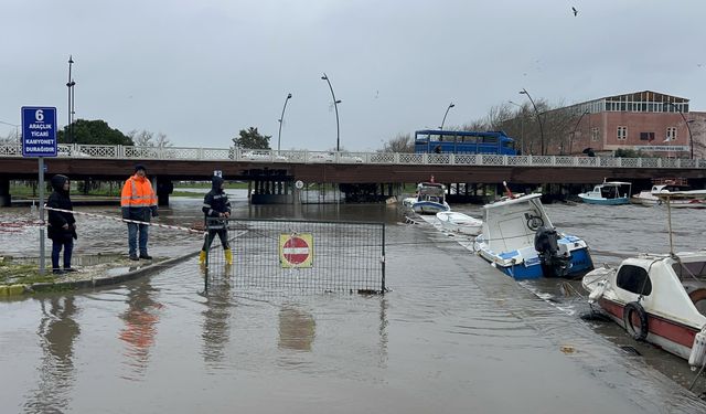 Çanakkale'de taşan Sarıçay dron ile görüntülendi (2)