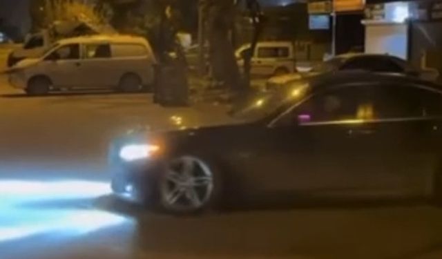 Hatay'da drift atan sürücüye 58 bin 217 TL ceza