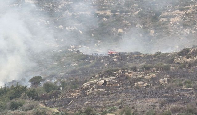 Hatay'da yangın; turistik yerler geçici olarak ziyaretçilere kapatıldı (2)