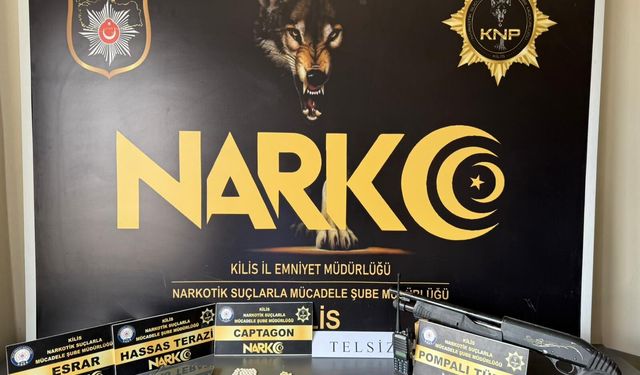 Kilis'te uyuşturucu operasyonu; 7 tutuklama