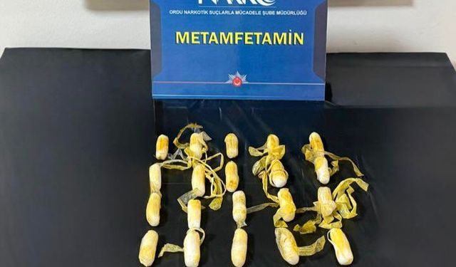 Ordu'da yabancı uyruklu kişinin midesinden uyuşturucu çıktı