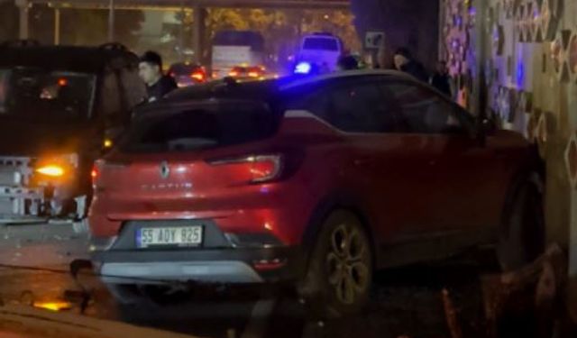 Samsun'da 5 aracın karıştığı zincirleme kaza; 1 yaralı