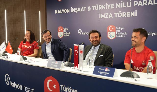 Türkiye Milli Paralimpik Komitesi ile Kalyon İnşaat arasında ana sponsorluk anlaşması imzalandı / Fotoğraf eklendi