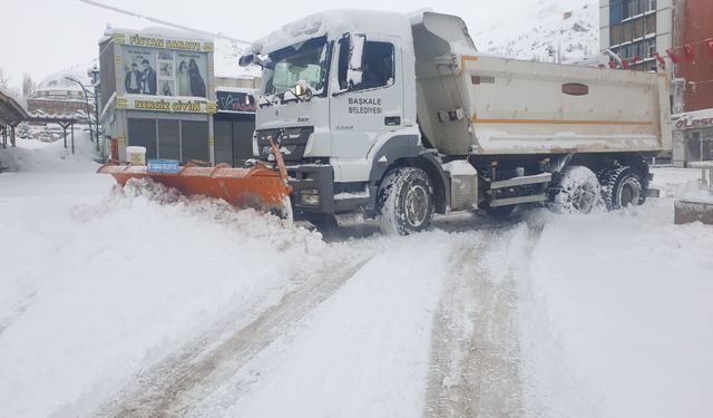 Van'da kardan 390 yerleşim yerinin yolu kapandı, okullar tatil edildi (2)