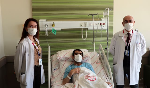 2 çocuk babası Emin, kadavradan alınan böbrekle hayata tutundu