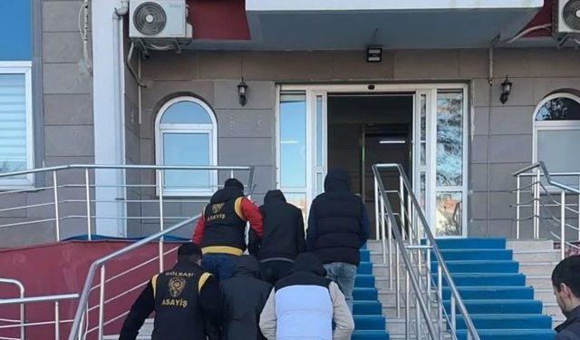 Adıyaman'da 4 hırsızlık şüphelisi tutuklandı