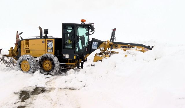 Erzurum'da 3 günde 1134 mahallenin yolu açıldı