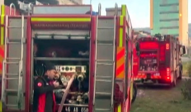 Kahramanmaraş'ta çırçır fabrikası yandı