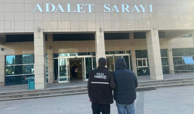 Kilis'te uyuşturucu operasyonunda 1 tutuklama
