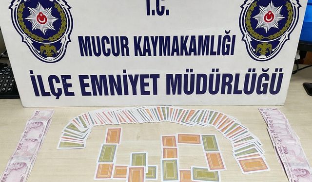 Kırşehir'de kumar oynayan 10 kişiye 99 bin TL ceza