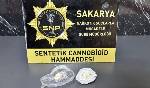 Sakarya'da uyuşturucu operasyonu; 2 tutuklama