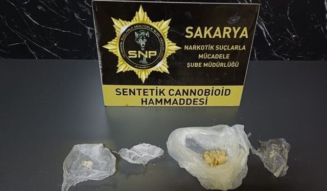 Sakarya'da uyuşturucu operasyonu: 3 tutuklama