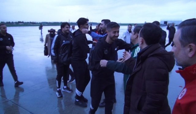 1'inci Lig'e yükselen Batman Petrolspor'a coşkulu karşılama